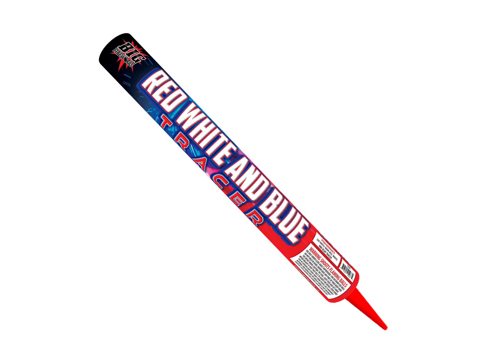 RED WHITE AND BLUE TRACER