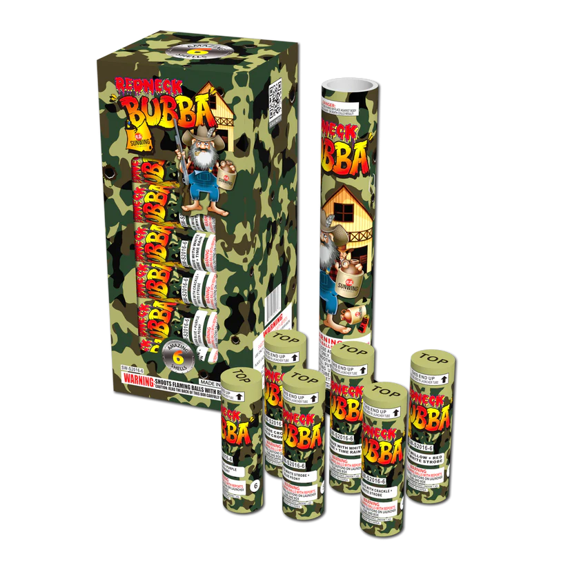 REDNECK BUBBA MORTAR 6 PACK